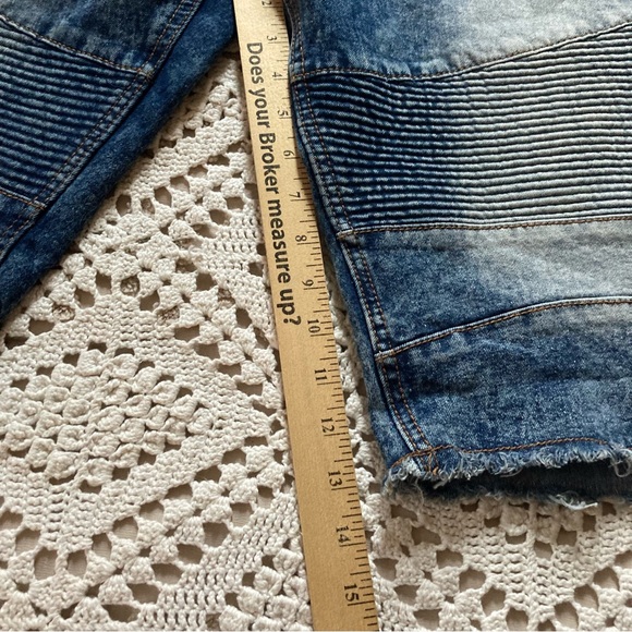 ENCRYPT DISTRESSED MEN JEANS SHORTS 44 jorts - Picture 6 of 8